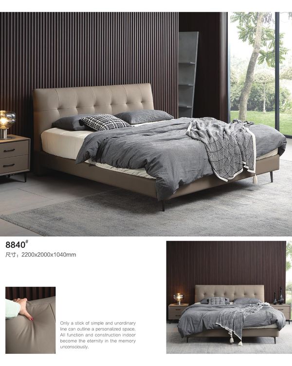 Leather Bed ZP-48