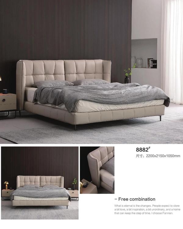 Leather Bed 8882