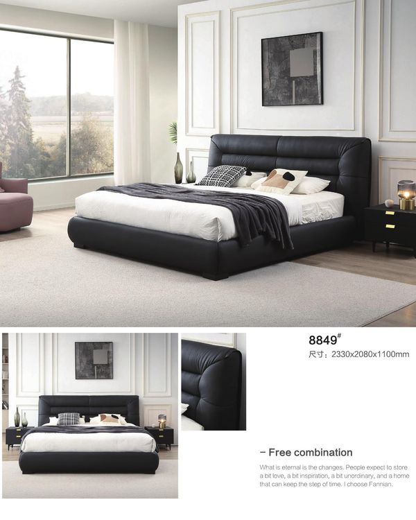 Leather Bed ZP-31