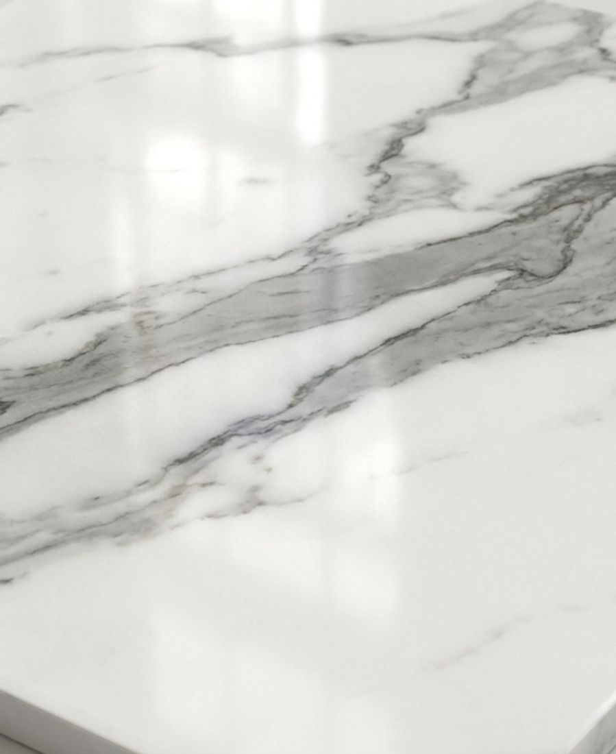 Statuario Marble Effect Porcelain Floor