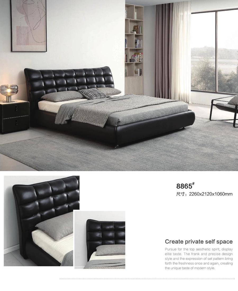 Leather Bed ZP-26
