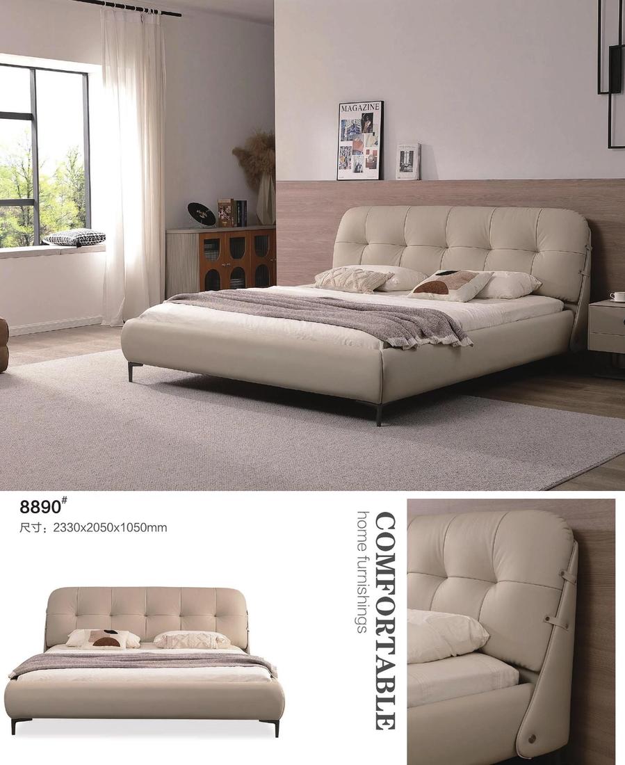 Leather Bed 8890