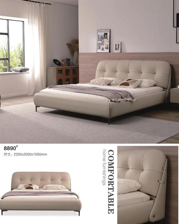 Leather Bed 8890