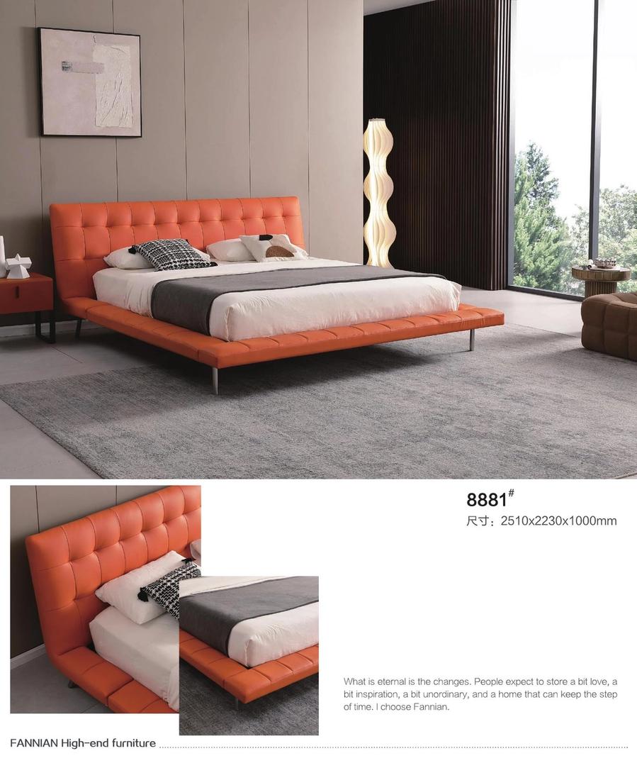 Leather Bed ZP-12