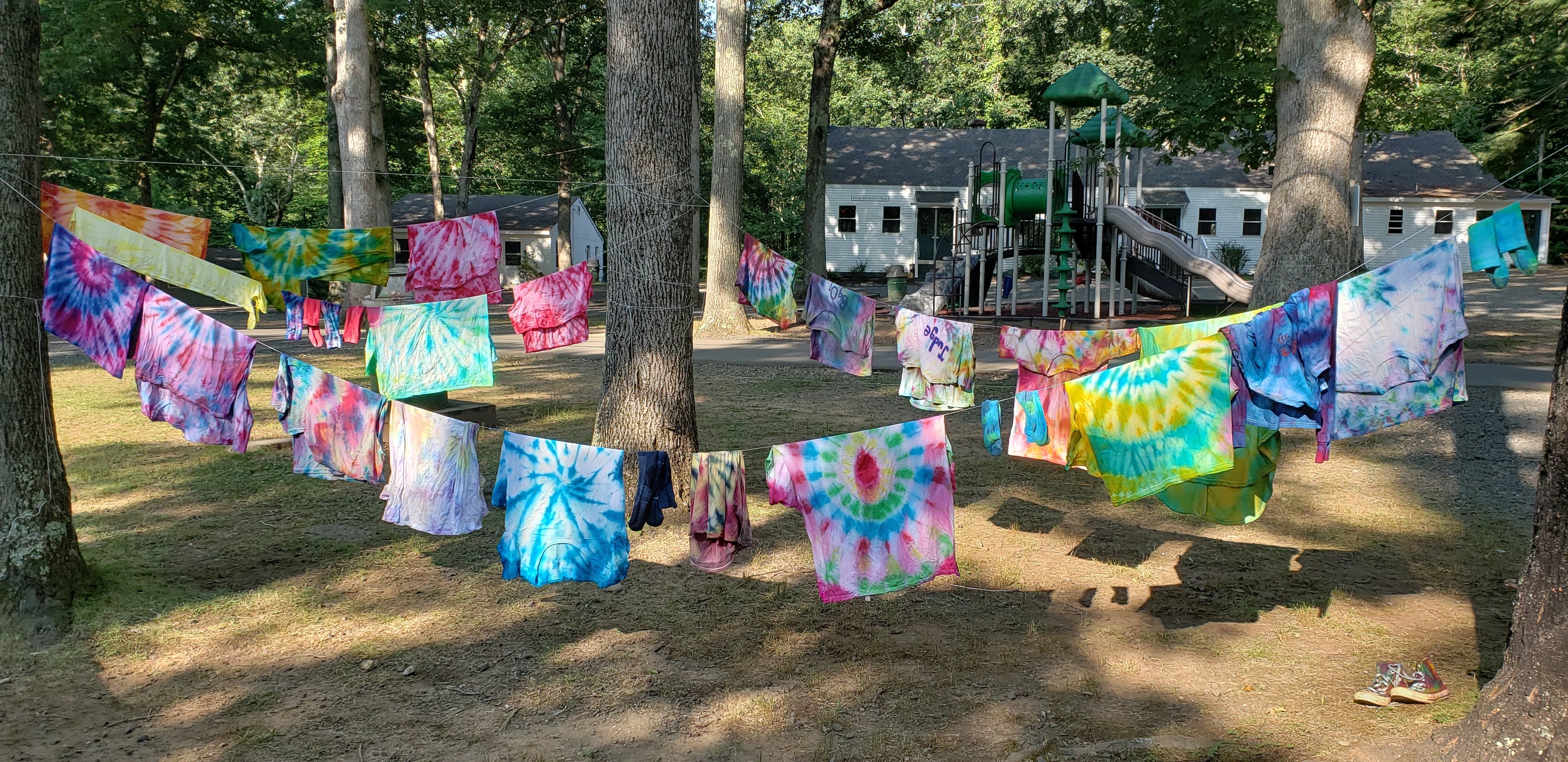 Tie Dye across main campus