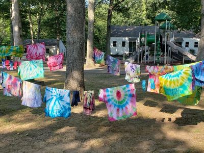 Tie Dye across main campus