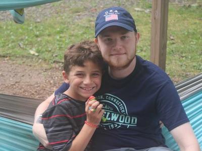 staff and camper