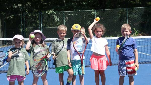 How Camp Laurelwood Supports Different Types of Campers - Day campers playing tennis