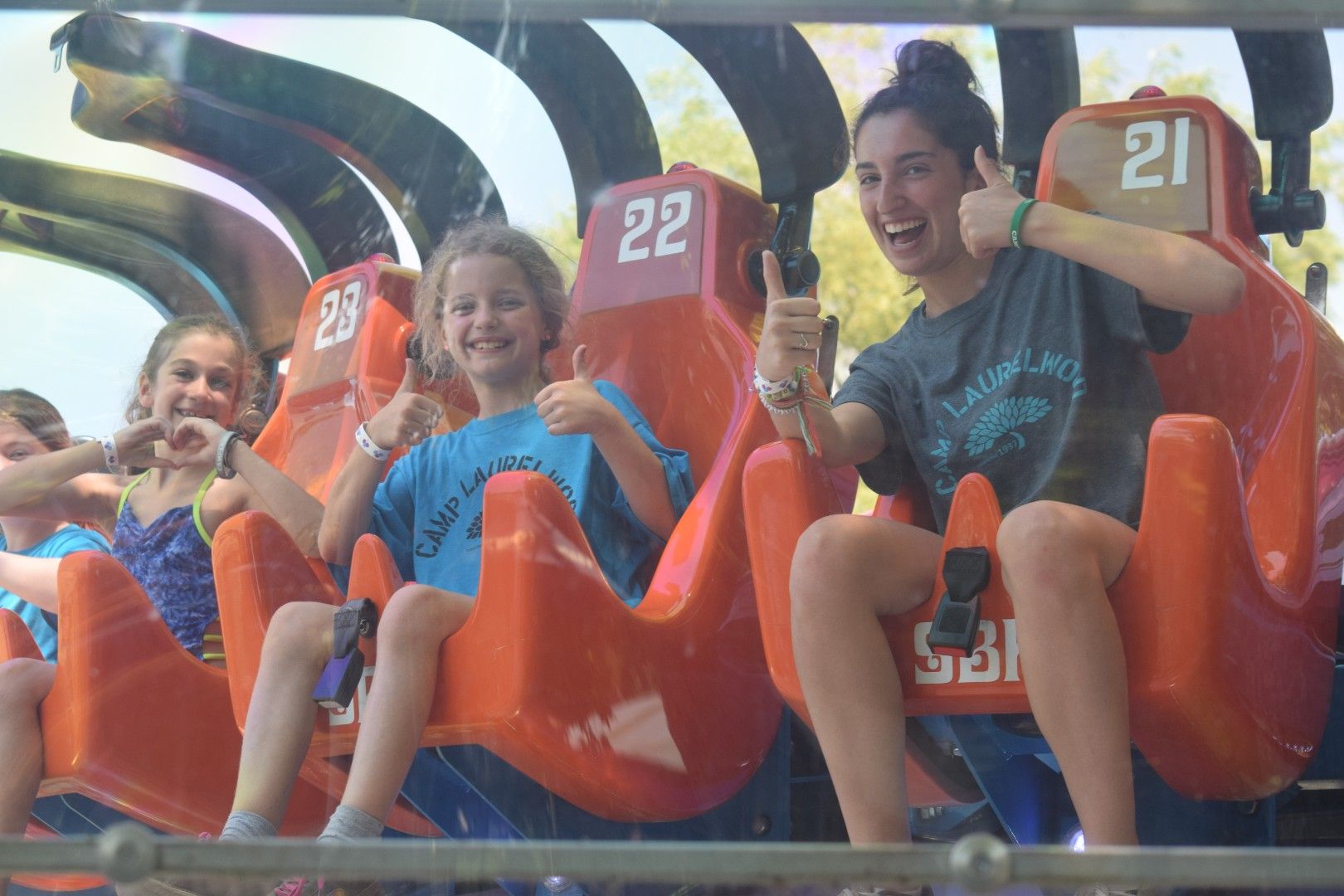 Happy Laurelwood Campers embarked on a rolercoster ride