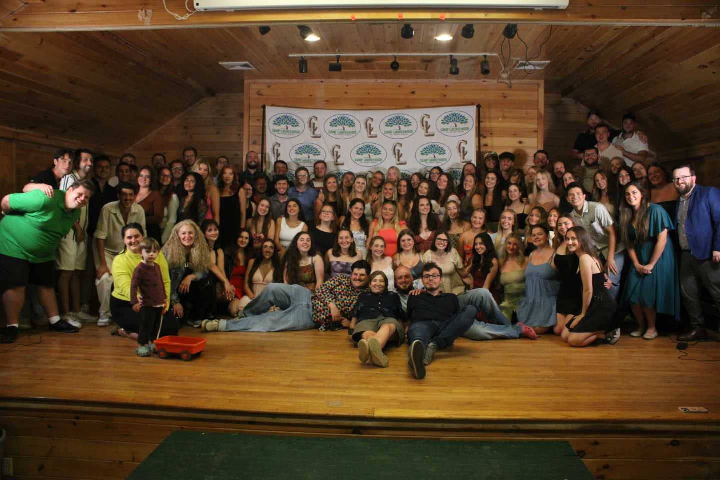 group photo of summer 2024 staff