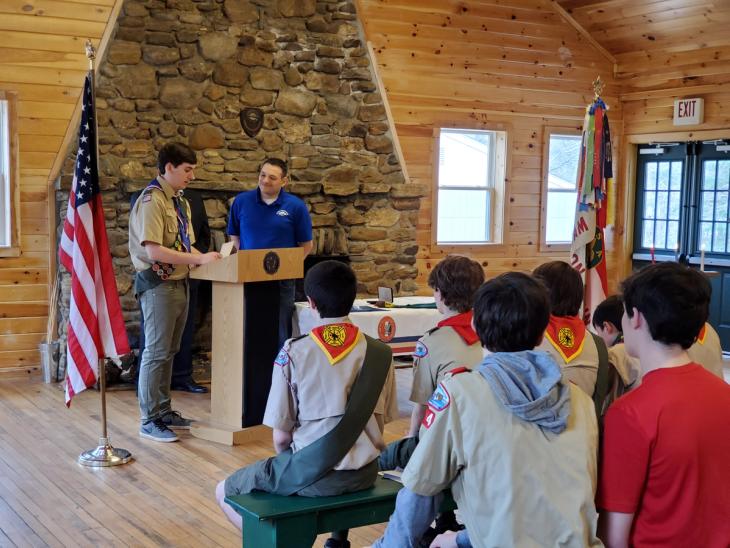 Ceremony for Eagle Scout