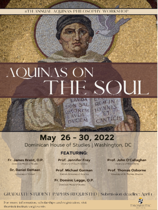 Cover image for Aquinas on the Soul: 11th Annual Aquinas Philosophy Workshop