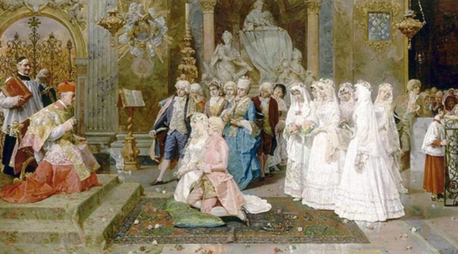Cover image for The Two Become One Flesh: The Catholic View of the Sacrament of Marriage