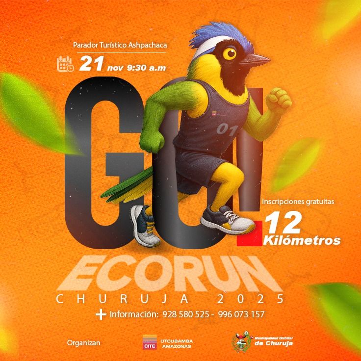 Primer ECO RUN “Ruta hacia la Catarata Ashpachaca”: deporte, naturaleza y turismo en Churuja