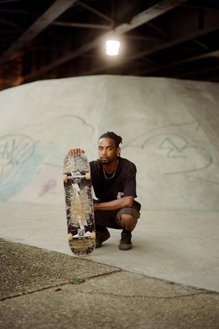 Johnny Brasley, a co-founder of Parisite; the skate park created by skaters for skaters