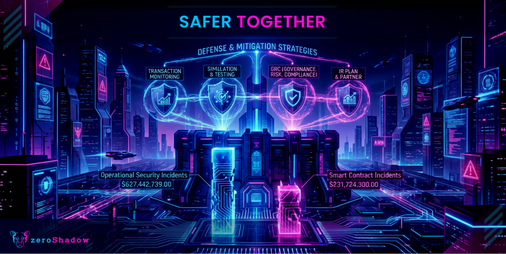 Concept illustration representing a security solutions