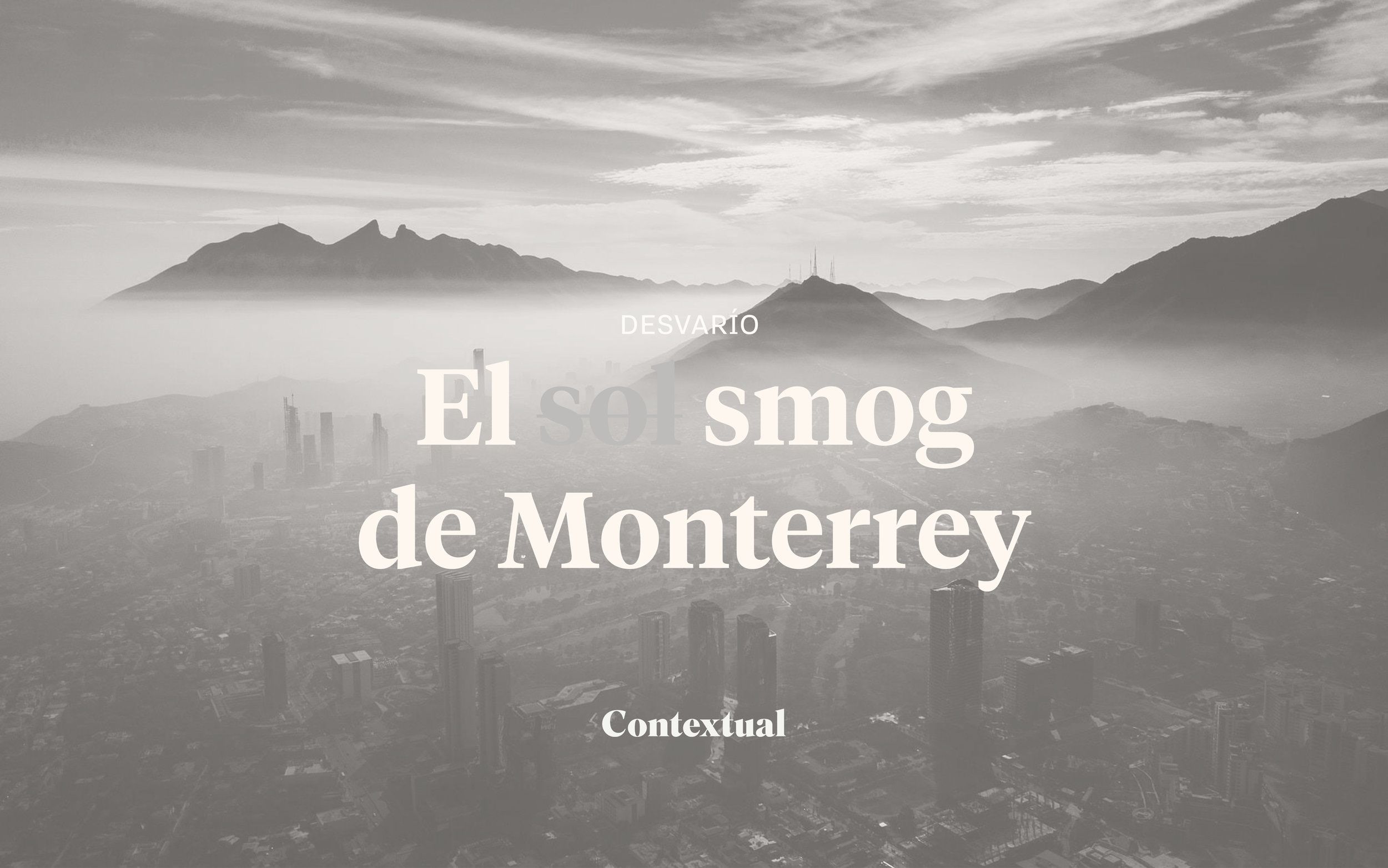 El smog de Monterrey