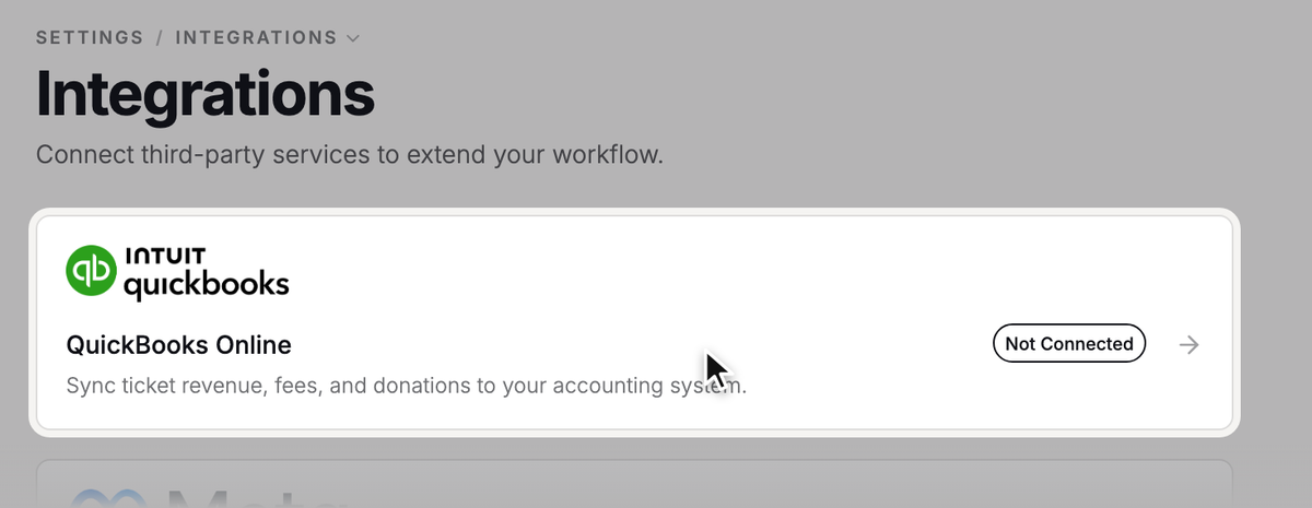 Click QuickBooks Online