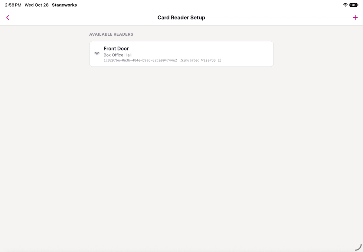 Tap your reader