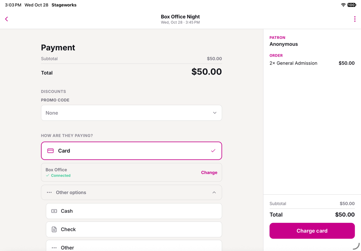 Other ways to pay