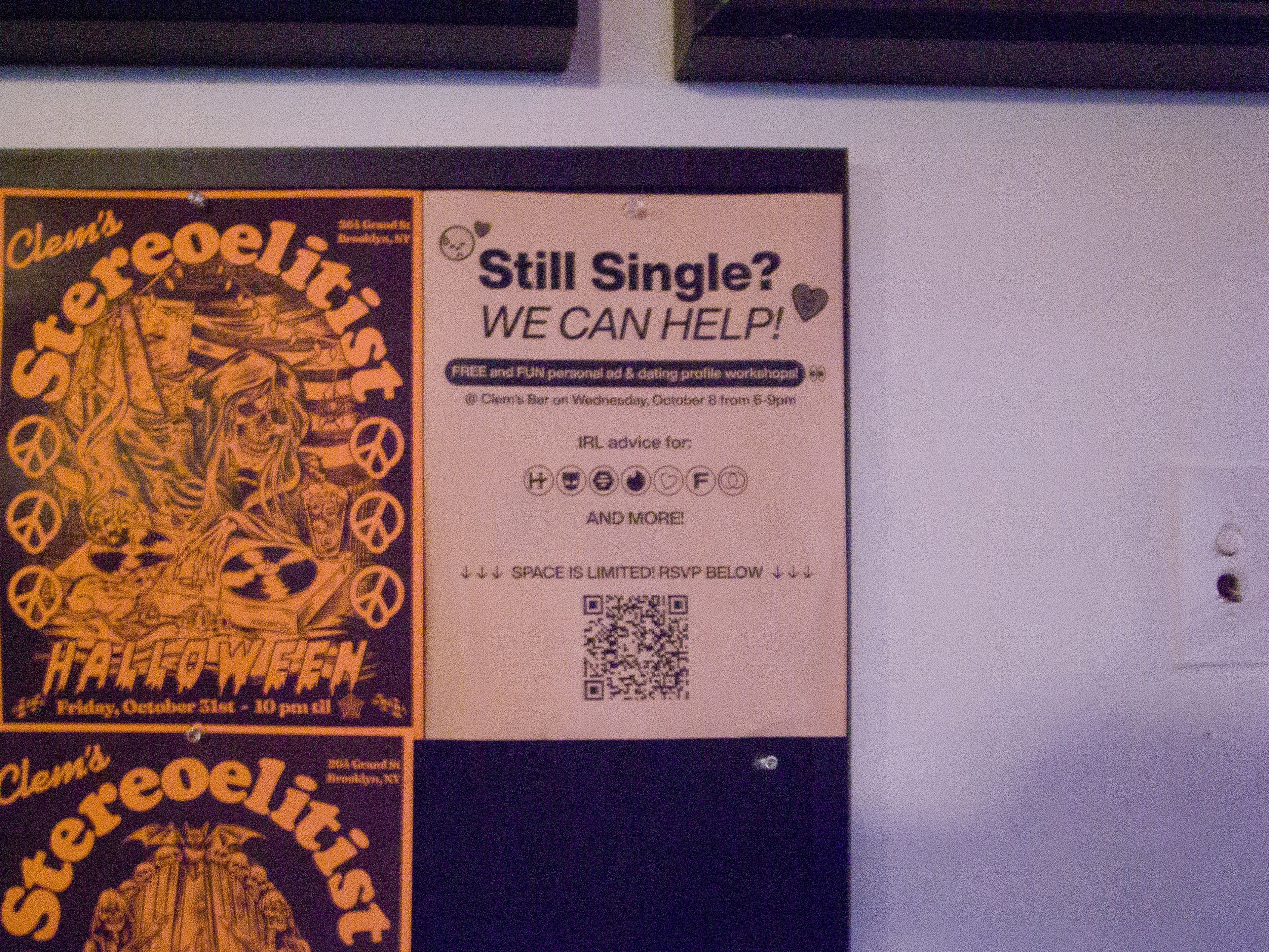 Photo from Personal Ad Writing Workshop @ Clem's