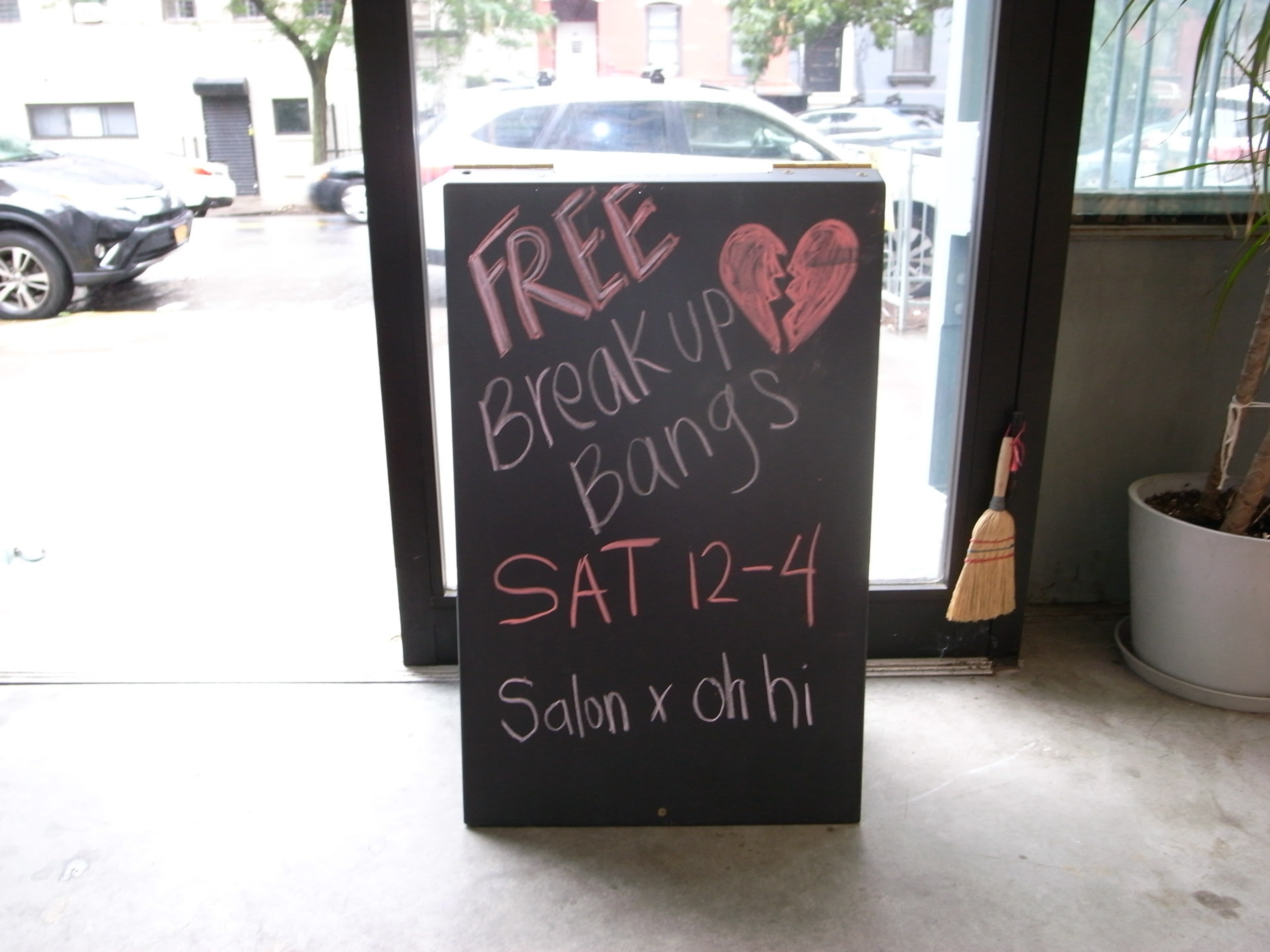 Photo from Free Breakup Bangs @ Salon