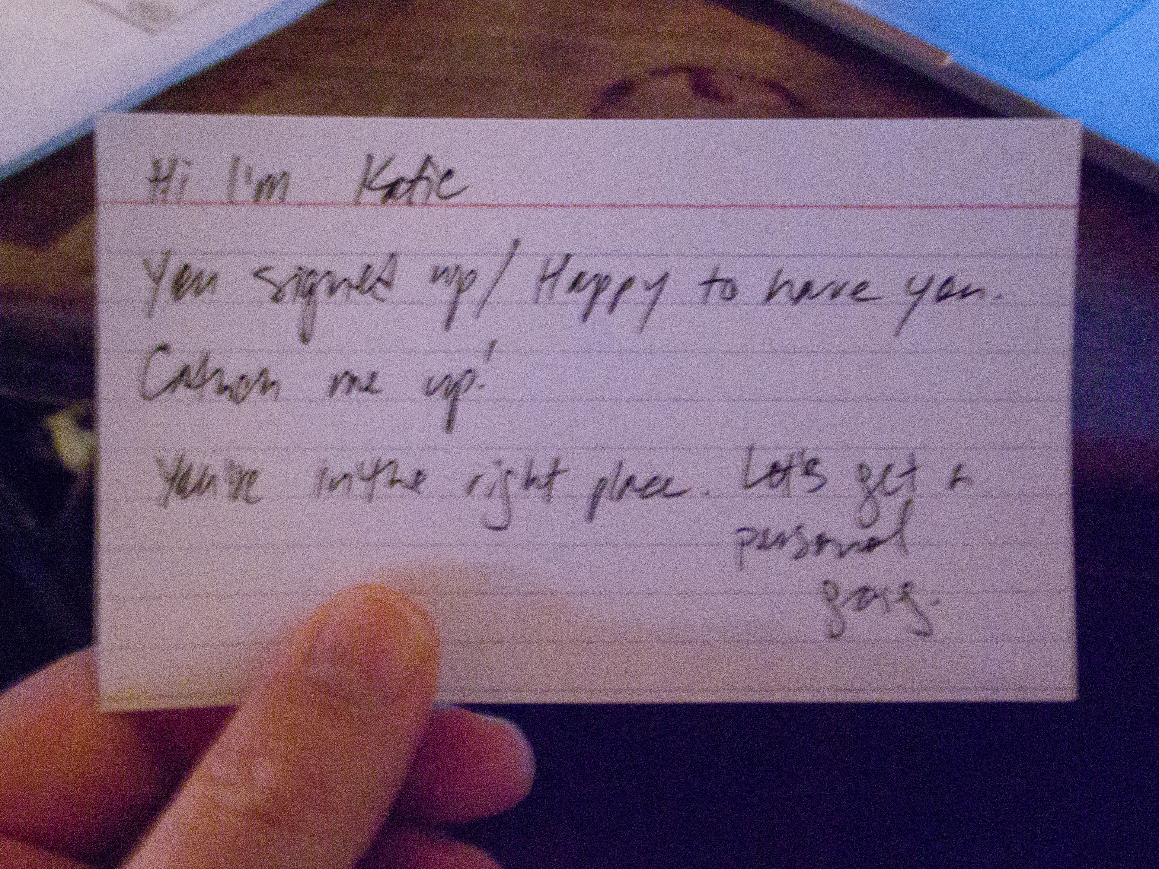 Photo from Personal Ad Writing Workshop @ Clem's