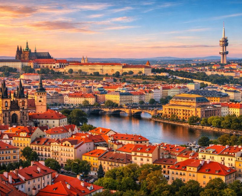 Hotel prices in Prague by area Old Town New Town Zizkov 2026 guide