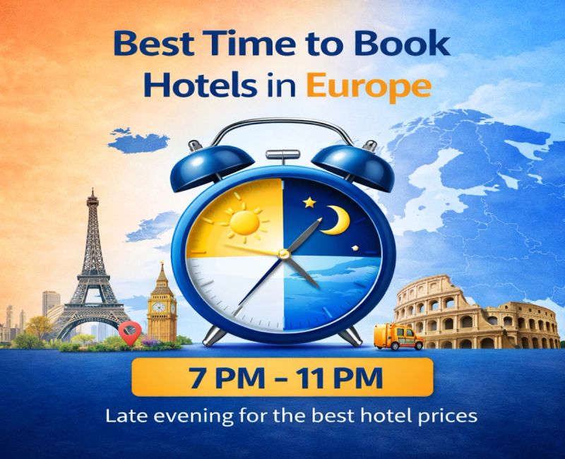 Best Time to Book Hotels in Europe