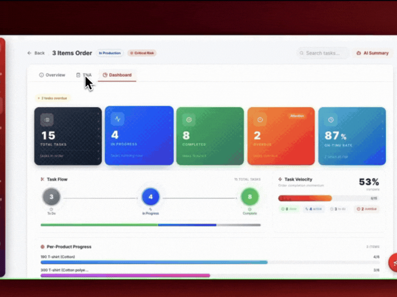 Track Production in Real Time