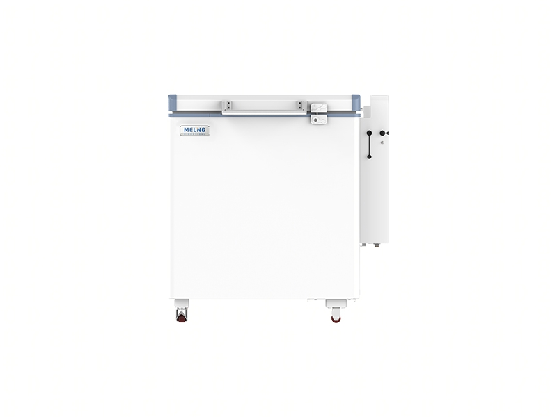 Refrigerador de laboratorio para medicamentos y vacunas que funciona con energía solar.
