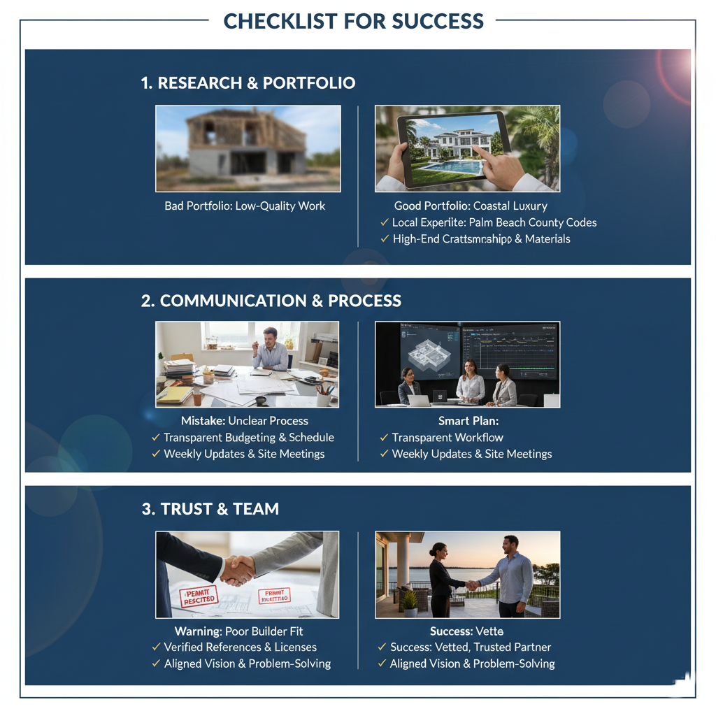 How to Choose the Right Custom Home Builder in Palm Beach County: A Homeowner’s Checklist