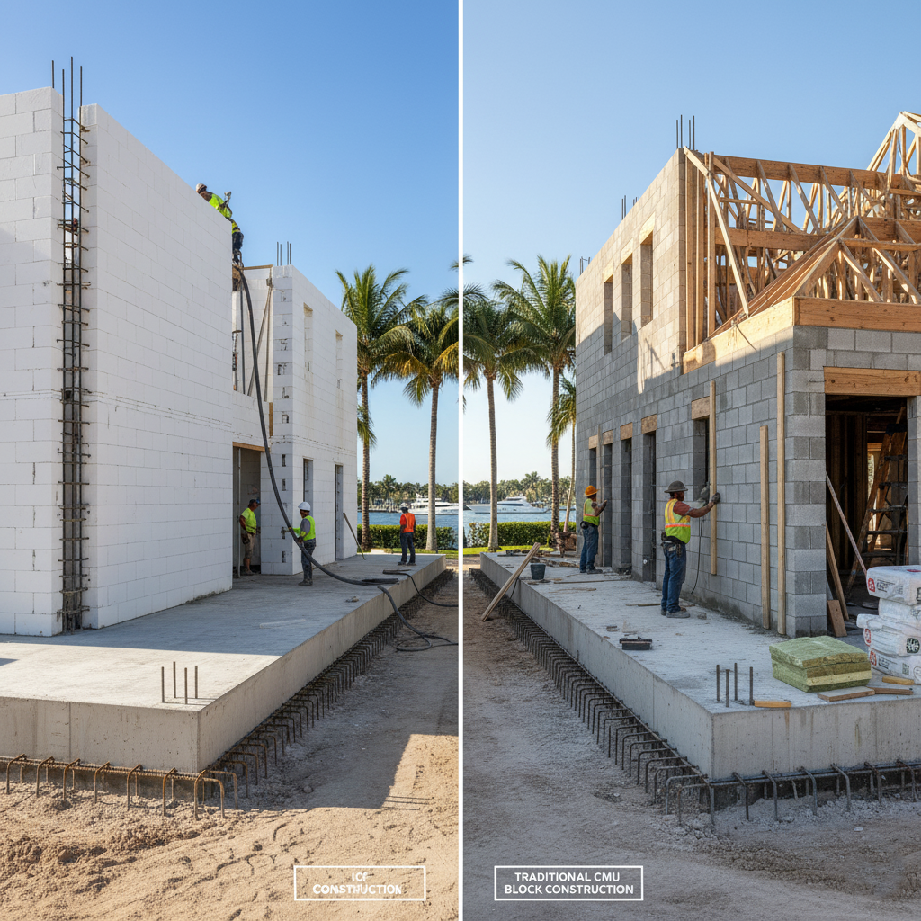 ICF vs Traditional Construction: Which Is Better for South Florida Homes