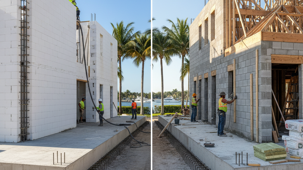 ICF vs Traditional Construction: Which Is Better for South Florida Homes