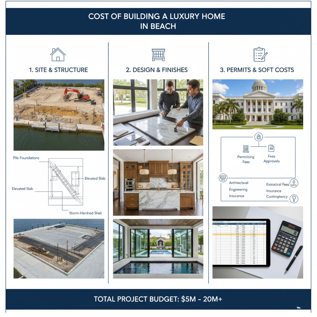 The Full Cost Breakdown: What It Really Takes to Build a Custom Luxury Home in Palm Beach