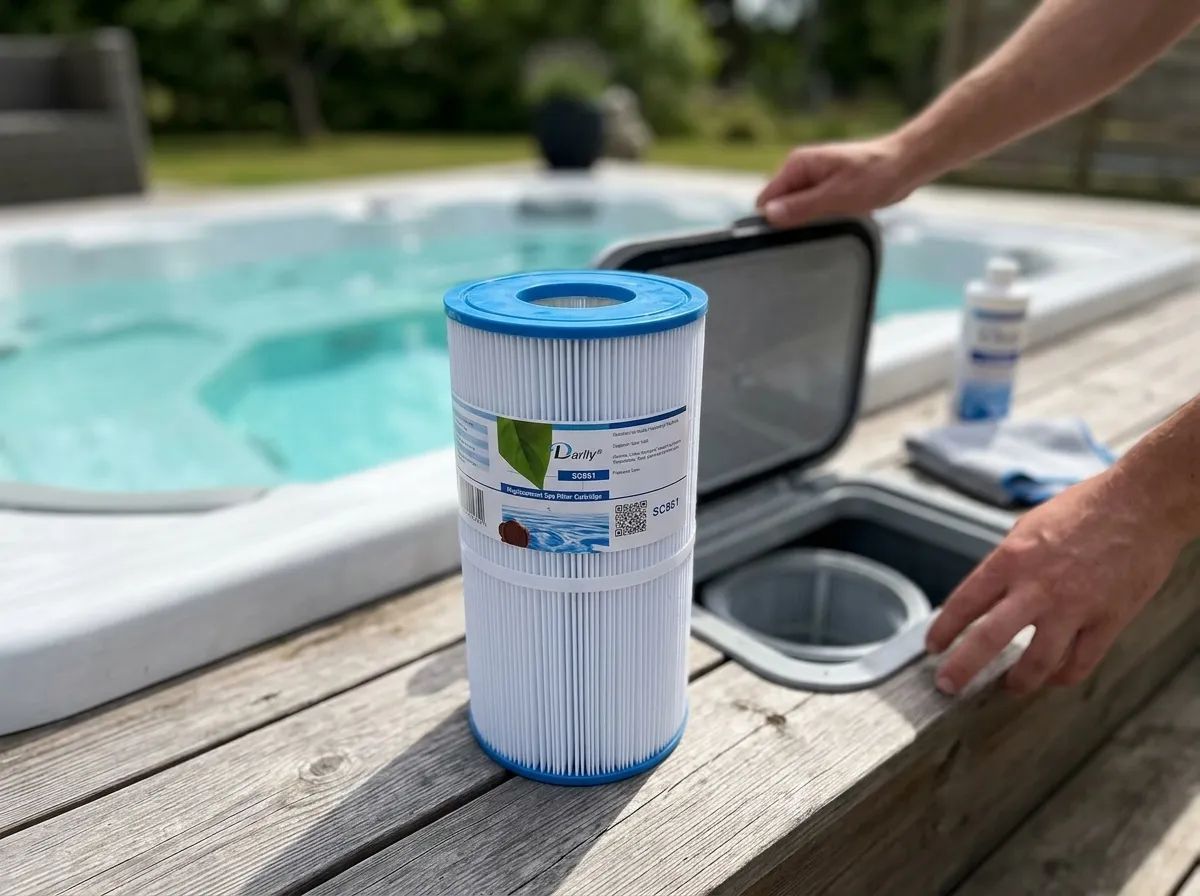 Spafilter Darlly SC861 i användning