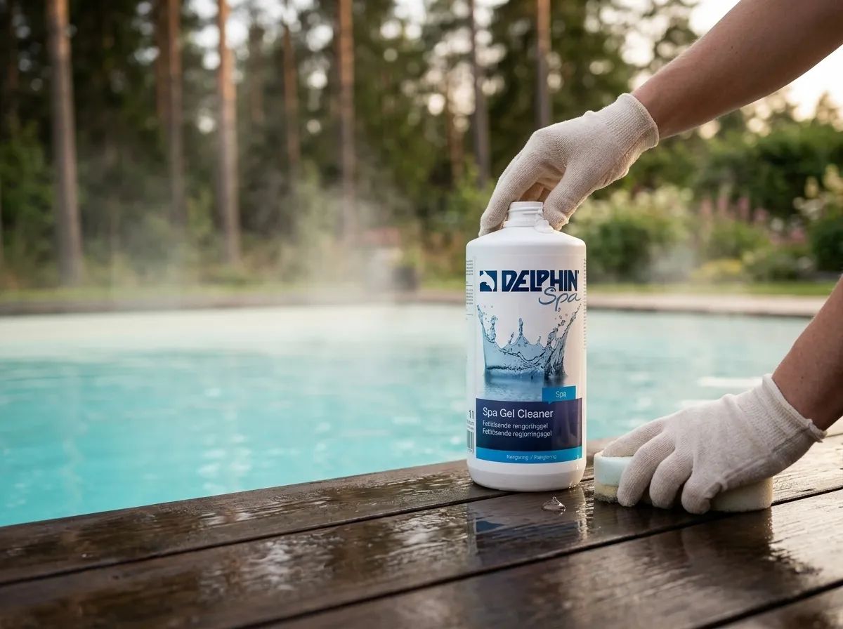 Gel Cleaner i användning
