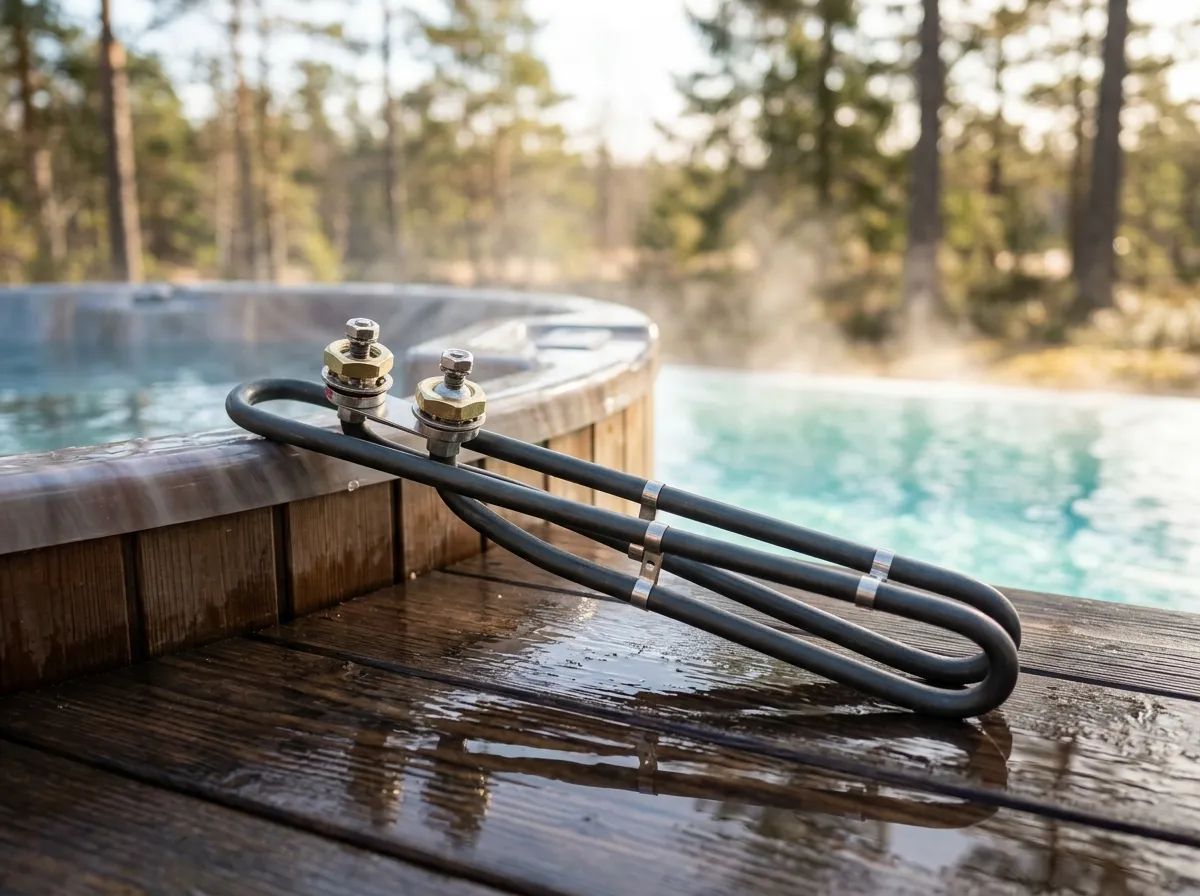 Titanium element 3kW i miljö