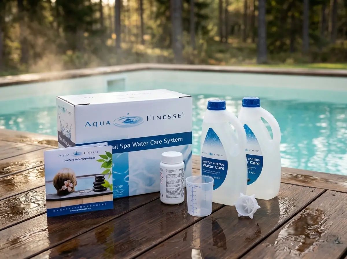 AquaFinesse Water Care Box Tabs i användning
