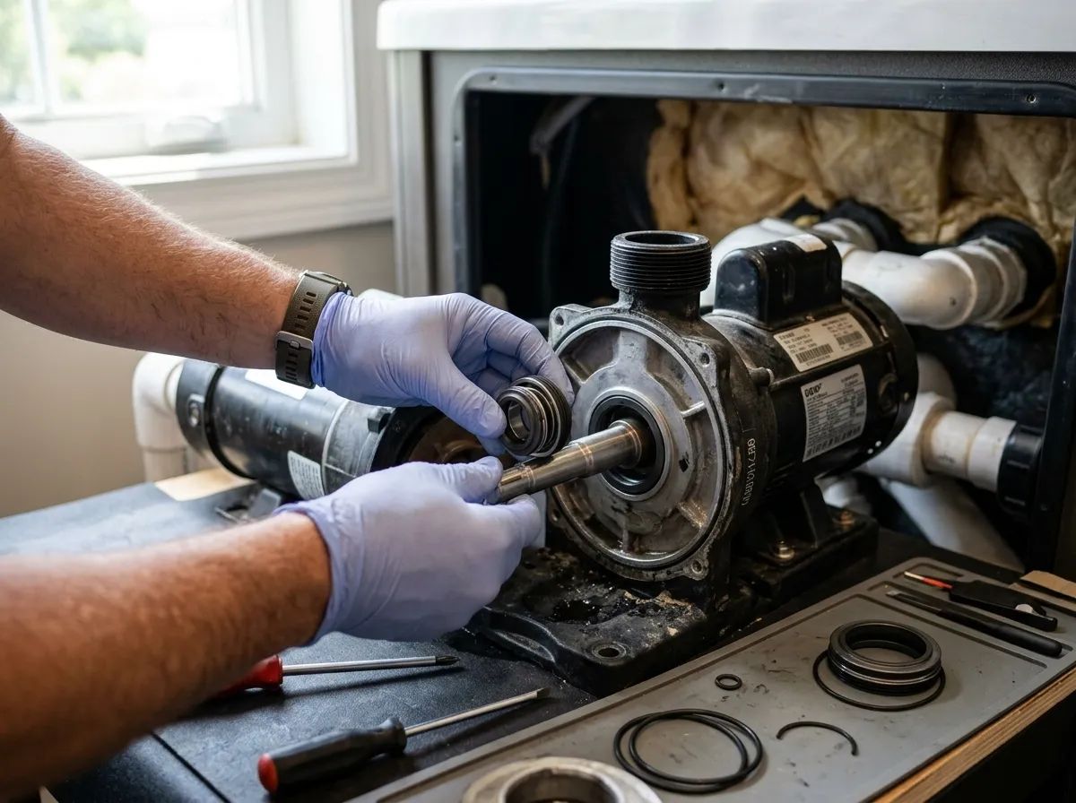 Axeltätning LX Whirlpool i användning