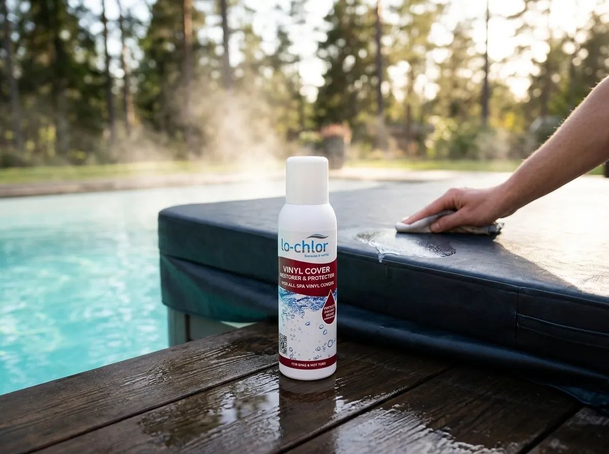 Lo-Chlor Vinyl Cover Restorer & Protector 200 ml i användning