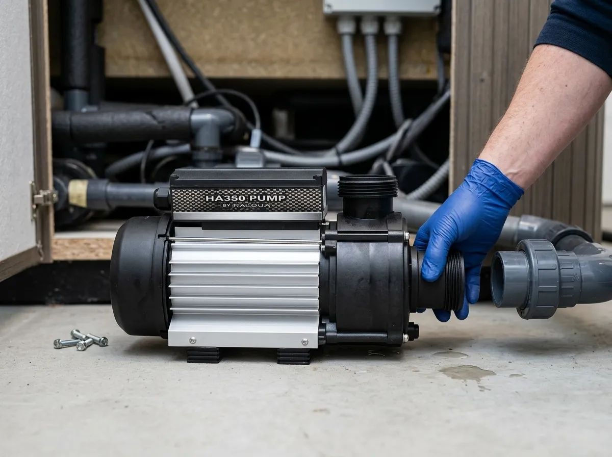 HA350 Centersug 0,68kW i användning