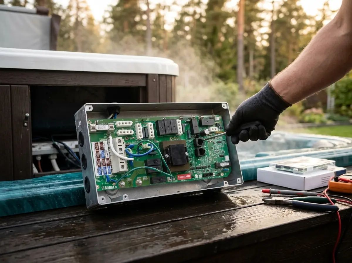 Balboa kretskort GS510DZ i användning