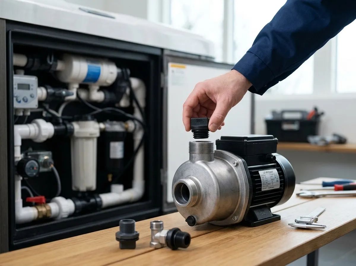 WTC50M Dränerings Plugg i användning