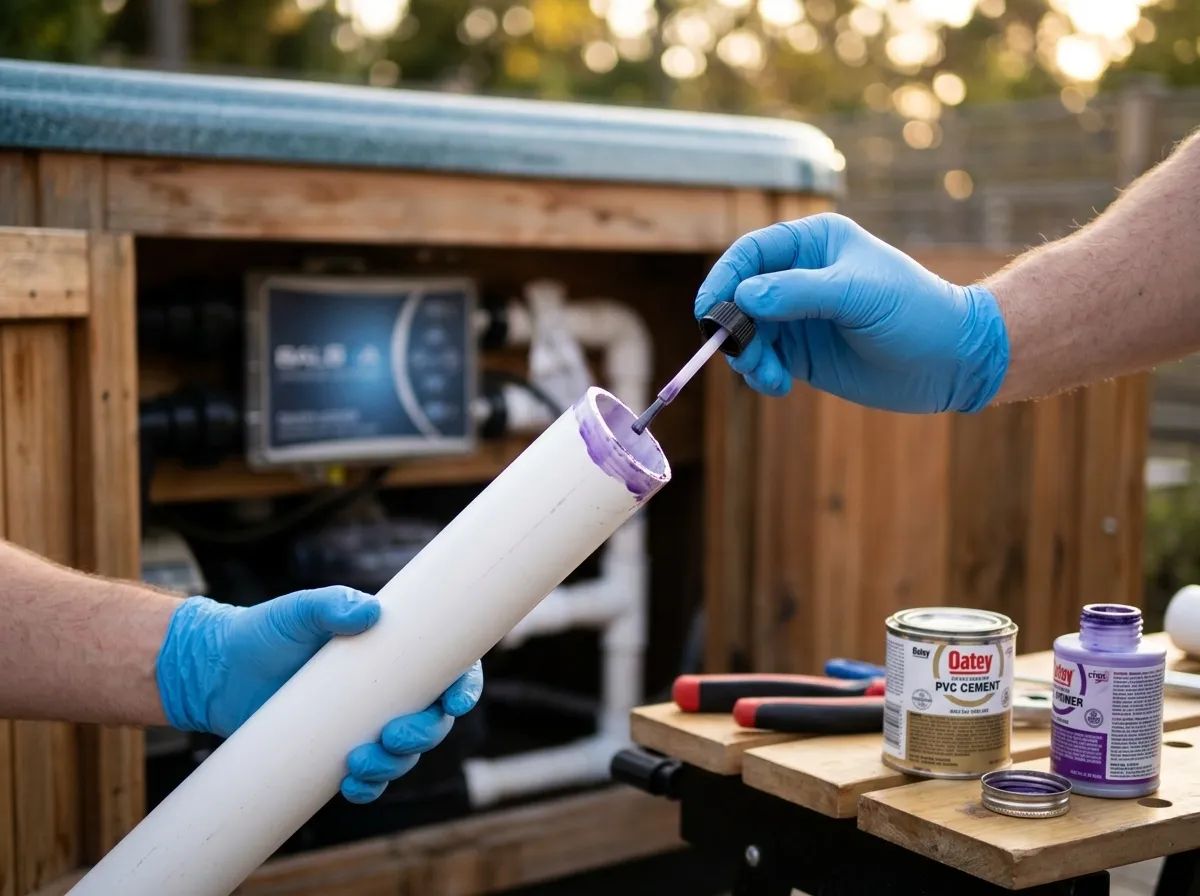 PVC rör 1 ½ tum 0,5 M i användning