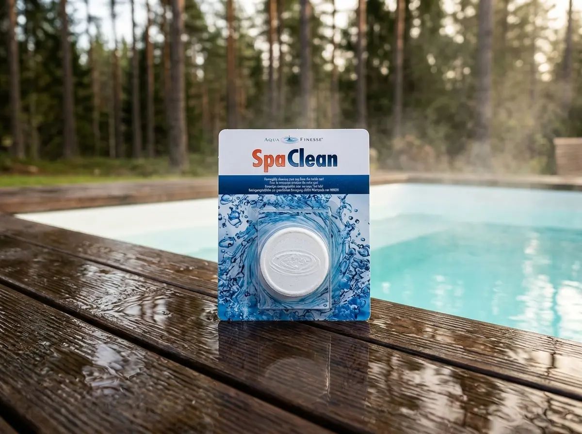 AquaFinesse Spa Clean i användning