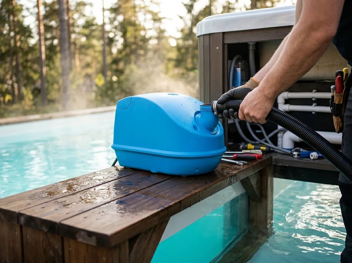 HydroAir Genesis 700W variable-speed blower i användning