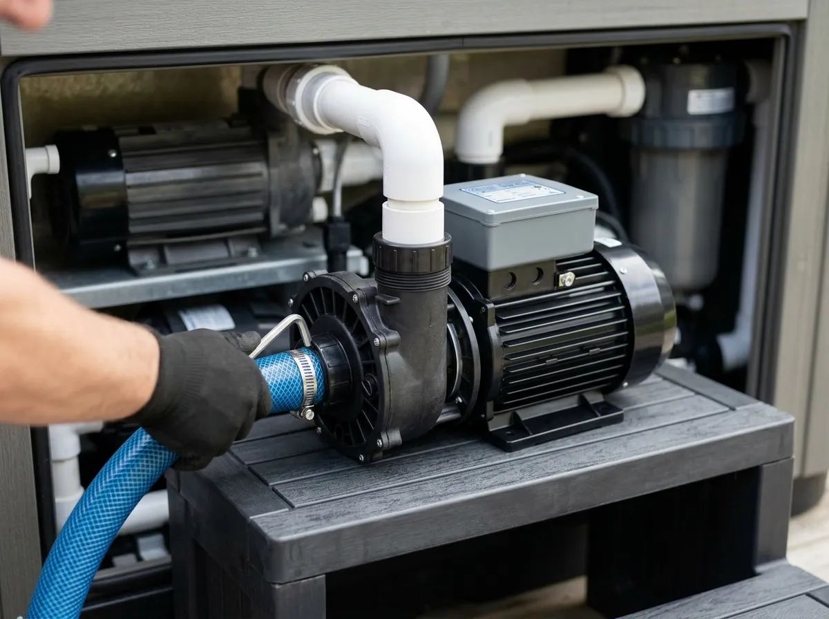 Waterway Pump 2,7 kW i användning