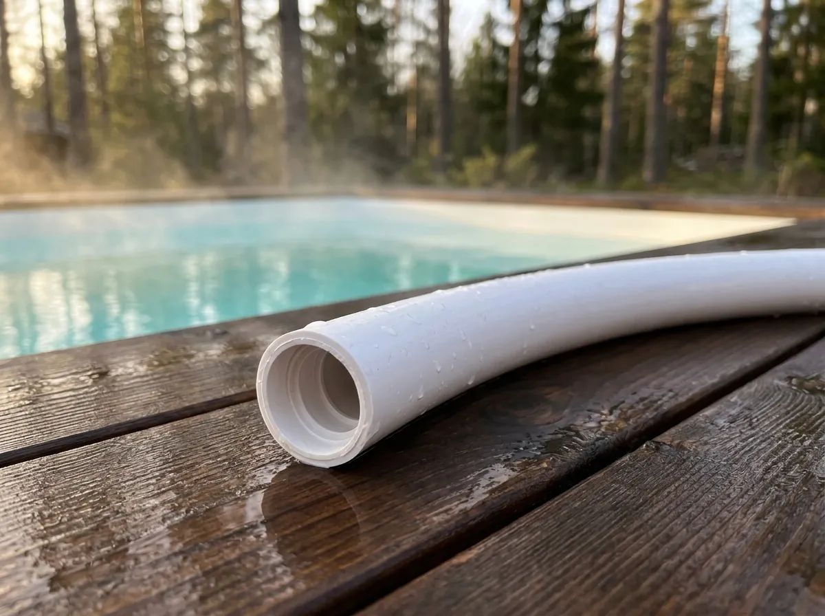 Poolslang PVC 20mm 1m i miljö