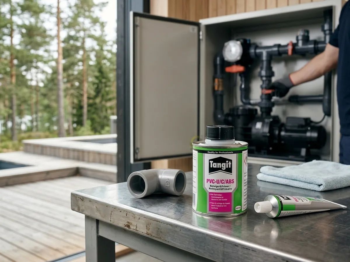 Rengöringsmedel PVC 125 ml i miljö